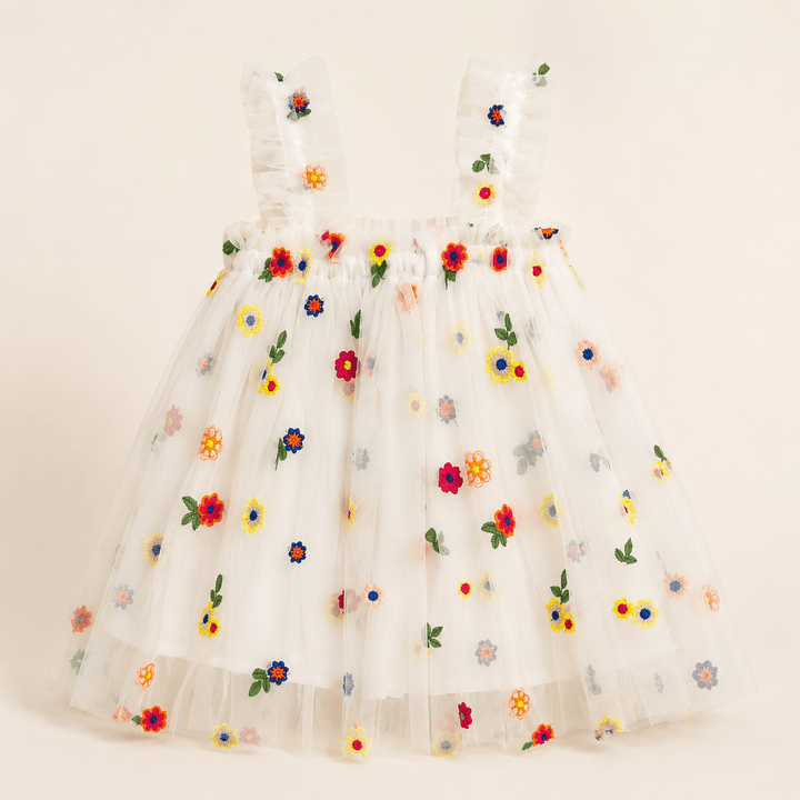 Willow Wildflower Tulle Dress - Plum Sugar Shoppe