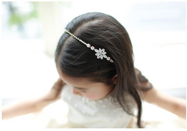 Crystal and Rhinestone Embellished Headband, Something Blue Bridal Hair, Bridal Hair Accessory, Blue Flower Headband, Wedding Hair Jewelry - Plum Sugar Shoppe