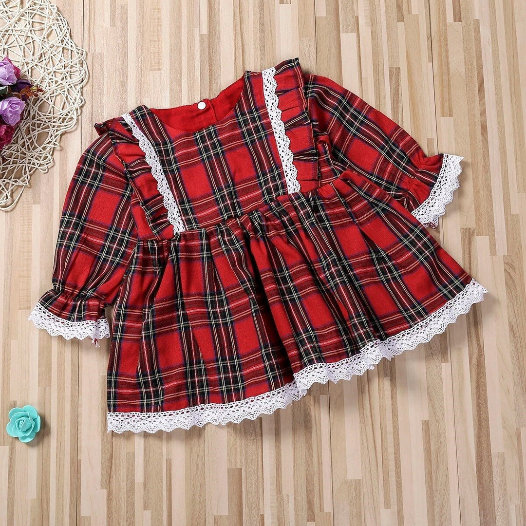 Holly Plaid Holiday Dress - Plum Sugar Shoppe