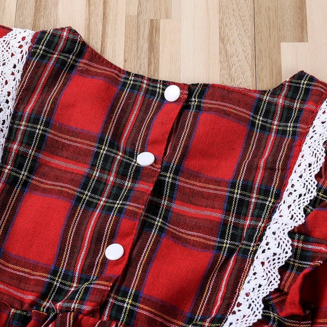 Holly Plaid Holiday Dress - Plum Sugar Shoppe