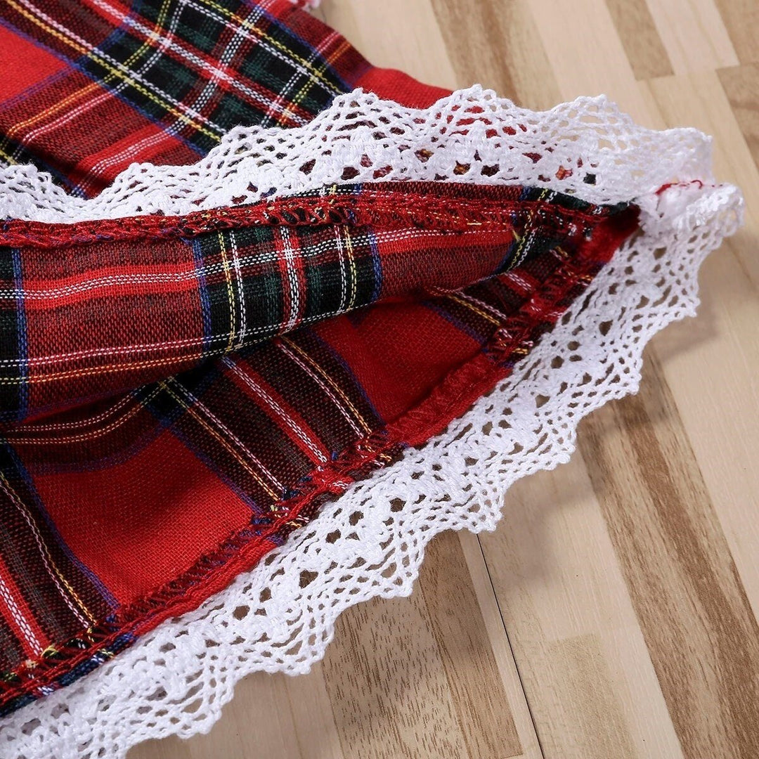 Holly Plaid Holiday Dress - Plum Sugar Shoppe