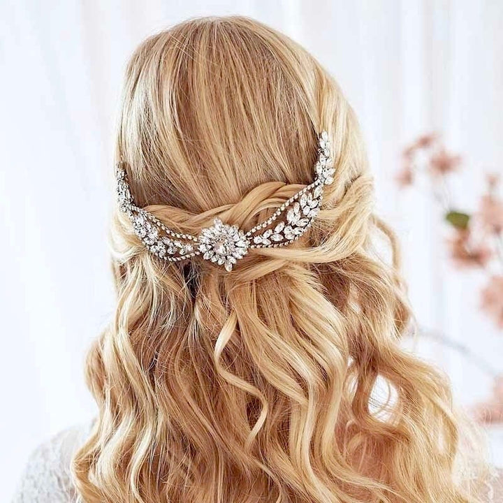 Lucia Rhinestone Hair Comb - Plum Sugar Shoppe