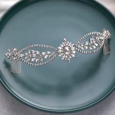 Lucia Rhinestone Hair Comb - Plum Sugar Shoppe