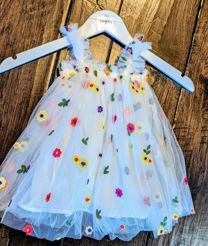 Willow Wildflower Tulle Dress - Plum Sugar Shoppe